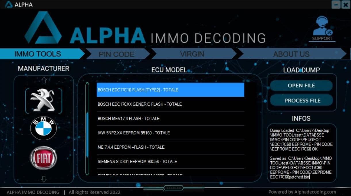 Alpha Immo Decoding