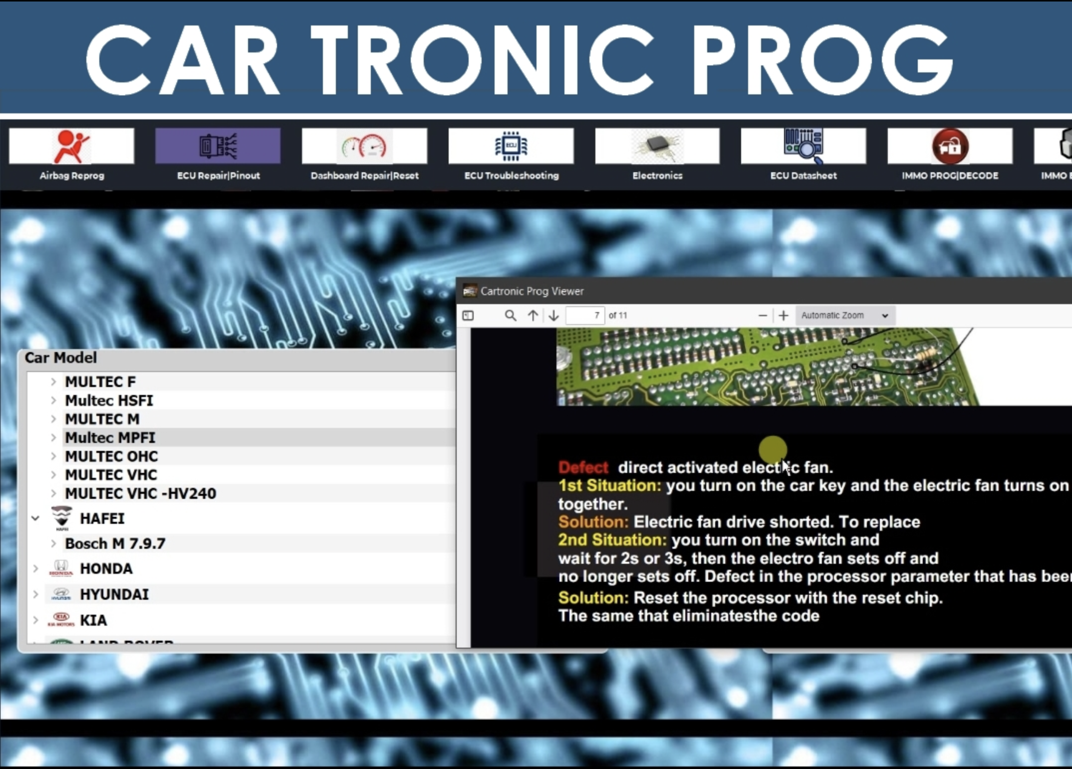 CarTronic Prog Software